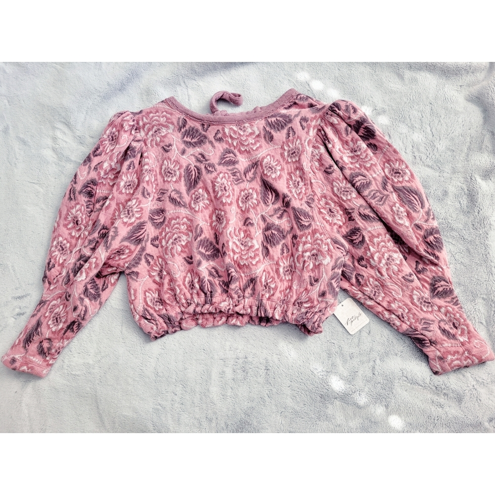 Free People Floral Sweater
